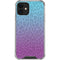 Cheetah Print Purple and Blue iPhone 12 Clear Case