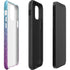 Cheetah Print Purple and Blue iPhone 12 Impact Case