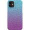Cheetah Print Purple and Blue iPhone 12 Mini Lite Case