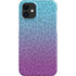 Cheetah Print Purple and Blue iPhone 12 Mini Lite Case