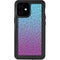 Cheetah Print Purple and Blue iPhone 12 Mini Waterproof Case