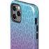Cheetah Print Purple and Blue iPhone 12 Pro Impact Case