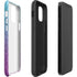 Cheetah Print Purple and Blue iPhone 12 Pro Max Impact Case
