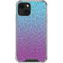Cheetah Print Purple and Blue iPhone 14 Plus Clear Case