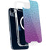 Cheetah Print Purple and Blue iPhone 15 Plus MagSafe Case