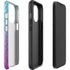 Cheetah Print Purple and Blue iPhone 14 Pro Impact Case
