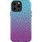Cheetah Print Purple and Blue iPhone 14 Pro Max Impact Case