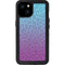 Cheetah Print Purple and Blue iPhone 15 Plus Waterproof Case
