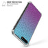 Cheetah Print Purple and Blue iPhone 7/8 Plus Clear Case