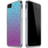 Cheetah Print Purple and Blue iPhone SE (2nd & 3rd Gen) Clear Case