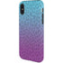 Cheetah Print Purple and Blue iPhone X Pro Case