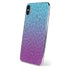 Cheetah Print Purple and Blue iPhone X Skin