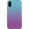 Cheetah Print Purple and Blue iPhone XR Pro Case