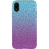 Cheetah Print Purple and Blue iPhone XR Pro Case