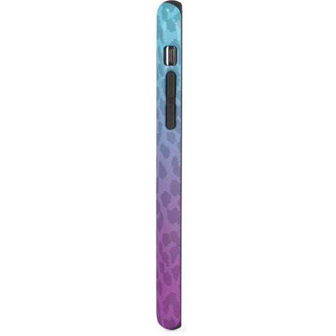 Cheetah Print Purple and Blue iPhone XR Pro Case