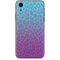 Cheetah Print Purple and Blue iPhone XR Skin