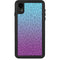 Cheetah Print Purple and Blue iPhone XR Waterproof Case