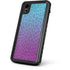 Cheetah Print Purple and Blue iPhone XR Waterproof Case