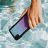 Cheetah Print Purple and Blue iPhone XR Waterproof Case
