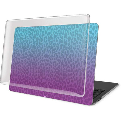 Cheetah Print Purple and Blue MacBook Pro 13in (2020) Case plus Skin