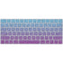Cheetah Print Purple and Blue Magic Keyboard Skin