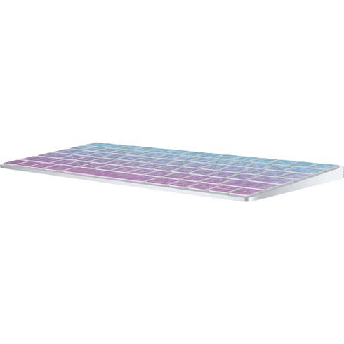 Cheetah Print Purple and Blue Magic Keyboard Skin