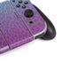 Cheetah Print Purple and Blue Nintendo Switch OLED (2021) Skin