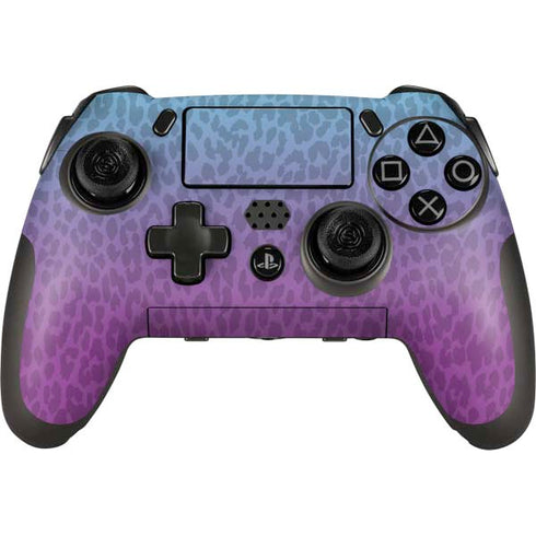 Cheetah Print Purple and Blue PlayStation Scuf Vantage 2 Controller Skin