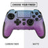 Cheetah Print Purple and Blue PlayStation Scuf Vantage 2 Controller Skin