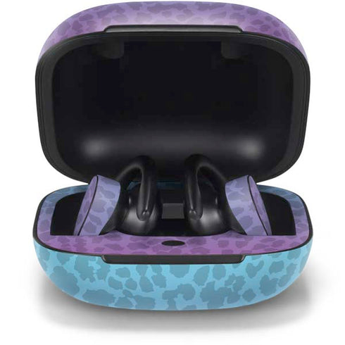 Cheetah Print Purple and Blue PowerBeats Pro Skin