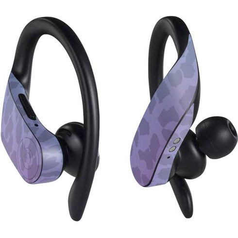 Cheetah Print Purple and Blue PowerBeats Pro Skin