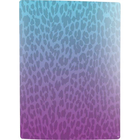 Cheetah Print Purple and Blue PS5 Digital Edition Bundle Skin