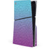 Cheetah Print Purple and Blue PS5 Slim Disk Console Skin