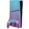 Cheetah Print Purple and Blue PS5 Slim Digital Edition Bundle Skin