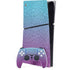 Cheetah Print Purple and Blue PS5 Slim Digital Edition Bundle Skin
