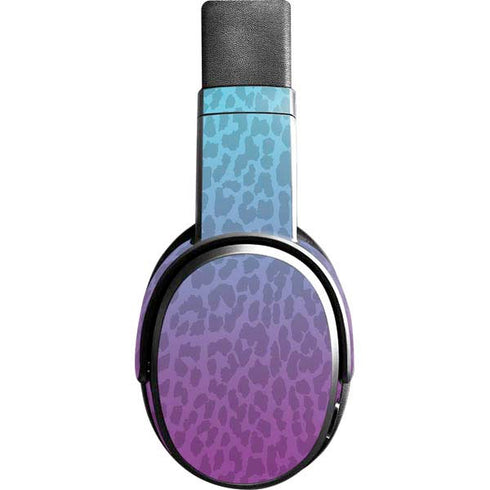 Cheetah Print Purple and Blue Skullcandy Crusher Wireless Skin