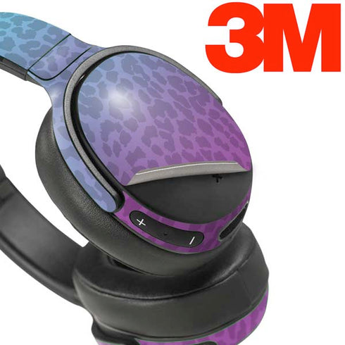 Cheetah Print Purple and Blue Skullcandy Venue Skin
