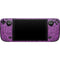 Cheetah Print Purple and Blue Steam Deck Handheld Gaming Computer Skin