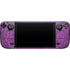 Cheetah Print Purple and Blue Steam Deck Handheld Gaming Computer Skin