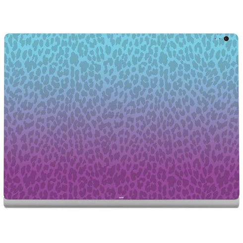 Cheetah Print Purple and Blue Surface Book 2 13.5in Skin