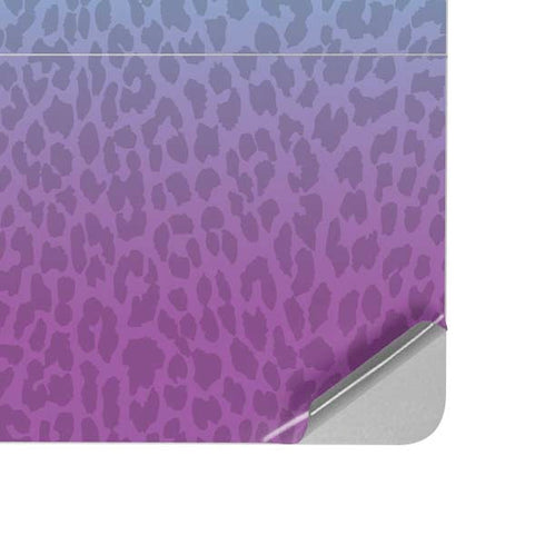 Cheetah Print Purple and Blue Surface Laptop Studio Skin