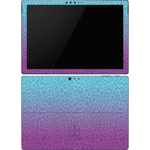 Cheetah Print Purple and Blue Surface Pro 6 Skin
