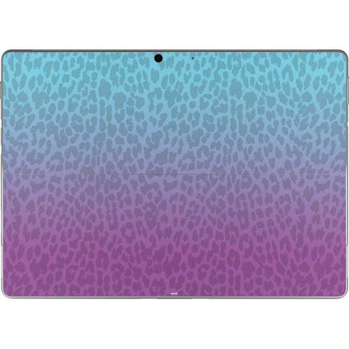 Cheetah Print Purple and Blue Surface Pro 8 Skin