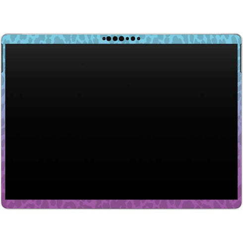 Cheetah Print Purple and Blue Surface Pro 8 Skin