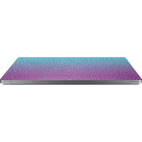 Cheetah Print Purple and Blue Universal Laptop 14in (11.4 x 8.2in) Skin