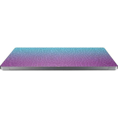 Cheetah Print Purple and Blue Universal Laptop 16in (13 x 9.4in) Skin