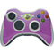 Cheetah Print Purple and Blue Xbox 360 Wireless Controller Skin