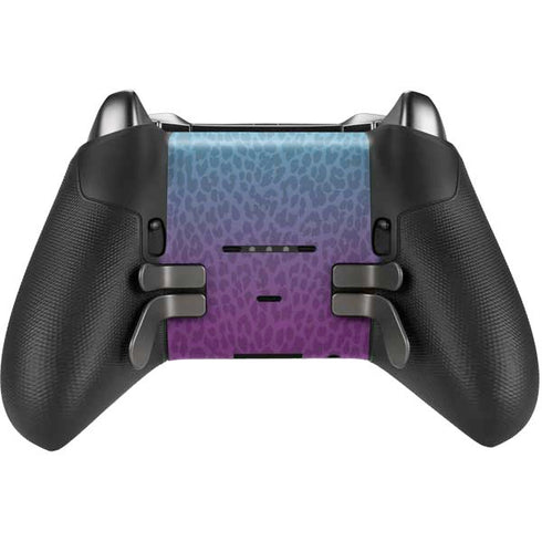 Cheetah Print Purple and Blue Xbox Elite Wireless Controller Series 2 Skin