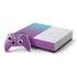 Cheetah Print Purple and Blue Xbox One S All-Digital Edition Bundle Skin