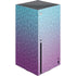 Cheetah Print Purple and Blue Xbox Series X Console Skin
